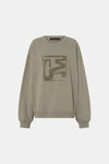 C&M Camilla and Marc Sonora Flocked Tracksuit Top - Clay