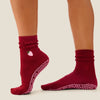 MoveActive Classic Crew Grip Socks - Raspberry Ruffle Pink