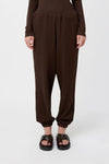 C&M Camilla and Marc Tia Logo Track Pant - Bitter Chocolate