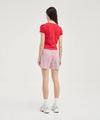 Vacation Shop Cotton Striped Short - Red Stripe