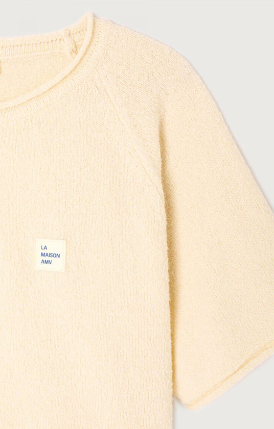 American Vintage Jumper Dylbay - Melange Pearl