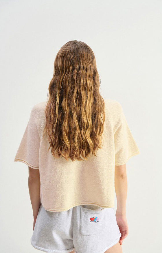 American Vintage Jumper Dylbay - Melange Pearl