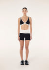 P.E Nation Fold Over 5 Inch Bike Short - Black/Whisper White