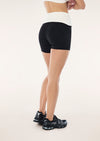 P.E Nation Fold Over 5 Inch Bike Short - Black/Whisper White