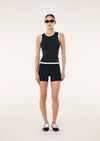 P.E Nation Foundation Muscle Tank - Black/Whisper White