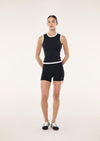 P.E Nation Foundation Muscle Tank - Black/Whisper White