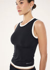 P.E Nation Foundation Muscle Tank - Black/Whisper White