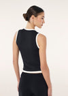 P.E Nation Foundation Muscle Tank - Black/Whisper White