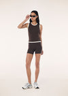 P.E Nation Foundation Muscle Tank - Coffee/Whisper White