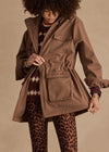 The Upside Freddie Fleece Lined Anorak - Mocha