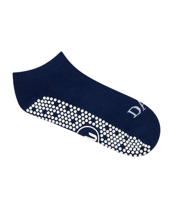 Move Active Classic Low Rise Grip Socks - Good Day Navy