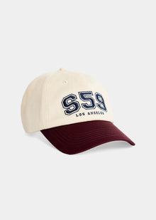 Splits59 Tennis Cap - Creme/Dark Cherry
