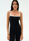 Splits59 Monah Rigor Tank - Black/White