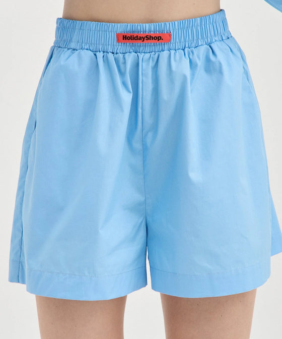 Holiday Shop Cotton Short - Blue