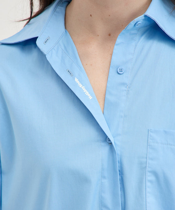 Holiday Shop Cotton Shirt - Blue