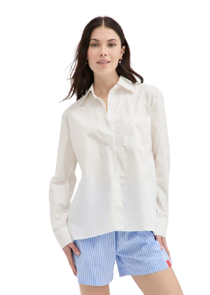 Holiday Shop Cotton Shirt - White