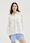 Holiday Shop Cotton Shirt - White