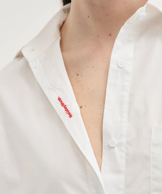 Holiday Shop Cotton Shirt - White