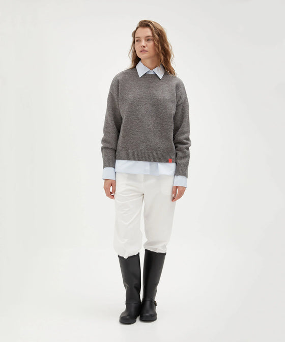 Holiday Shop Crew Neck Knit - Charcoal