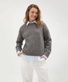 Holiday Shop Crew Neck Knit - Charcoal