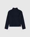 Holiday Shop Mock Neck Knit - Navy