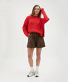 Holiday Shop Fluffy Knit Jumper - Red