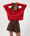 Holiday Shop Fluffy Knit Jumper - Red