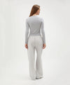  Holiday Shop Long Sleeve Jersey Top - Grey