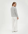 Holiday Shop Cotton Striped Long Sleeve Top - White Stripe