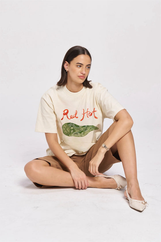 Maku the Label Red Hot Chilli Peppers Tee - Ivory