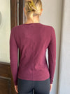 American Vintage Gamipy Long Sleeve Tee - Mahogany