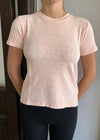 American Vintage Sonoma Round Neck Short Sleeve T-shirt SON28G - Vintage Camelia