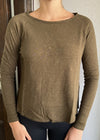 American Vintage Sonoma Bateau Long Sleeve Tee SON31G - Vintage Wood
