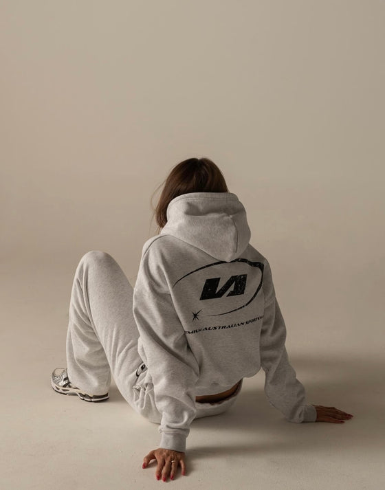 Vang Athletica Star Training Hoodie - Marl Grey