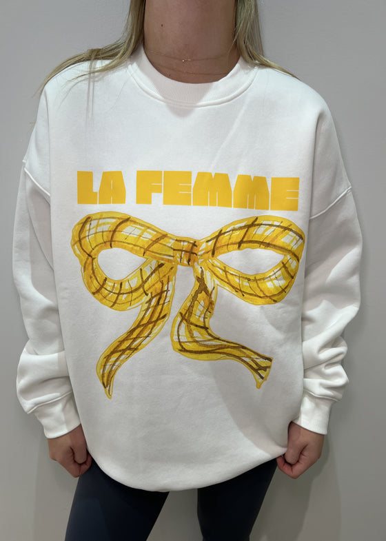 Maku the Label La Femme Sweatshirt - White