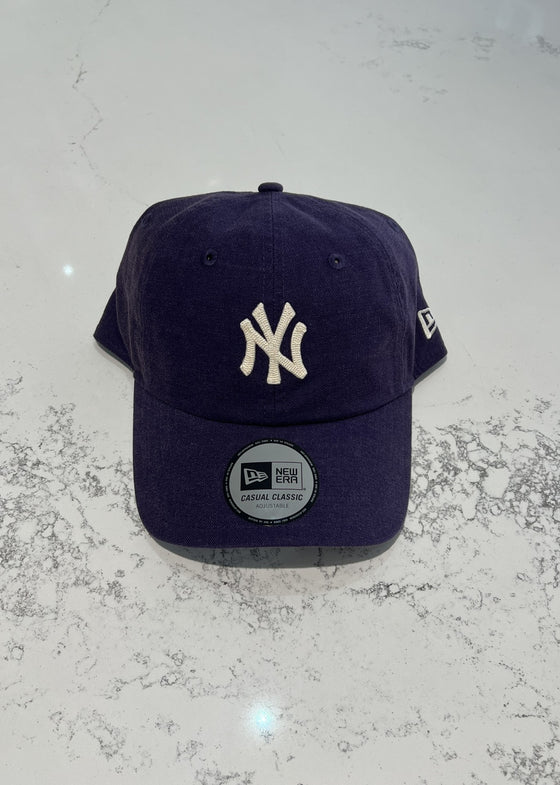 New Era Casual Classic Midi Logo New York Yankees Cap OTC Navy/White Embroidery