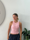 Lex Rib Tank - Light Pink
