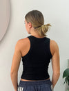 Lex Rib Tank - Black