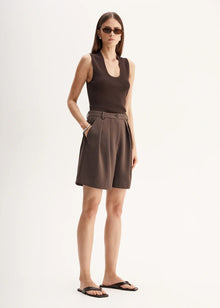  Elka Collective Hayes Knit Top - Chocolate