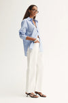 Elka Holland Stripe Shirt - Blue Stripe