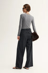 Elka Collective Sierra Top - Charcoal Marle
