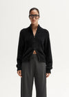 Elka Leon Knit Cardigan - Black