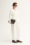 Elka Collective Posie Knit Cardigan - White