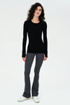 Splits59 Louise Rib Long Sleeve - Black