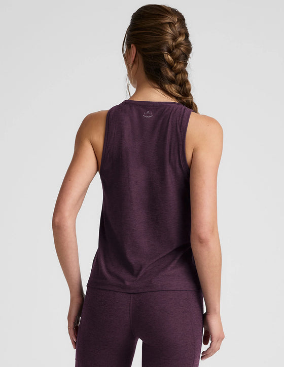 Beyond Yoga Featherweight Rebalance Tank - Eggplant Purple Heather