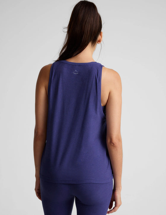 Beyond Yoga Featherweight Rebalance Tank - Eternal Blue Heather