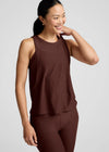Beyond Yoga Featherweight Rebalance Tank - Iced Mocha Heather