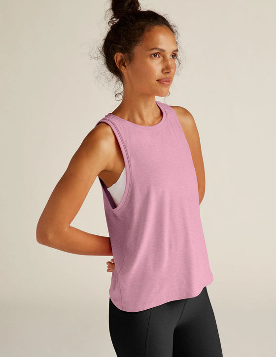 Beyond Yoga Featherweight Rebalance Tank - Pink Haze