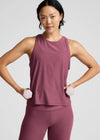 Beyond Yoga Featherweight Rebalance Tank - Smooth Mauve Heather
