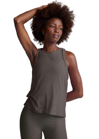 Beyond Yoga Featherweight Rebalance Tank - True Gray Heather
